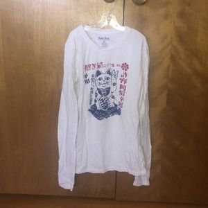 Lucky Long-Sleeve Lucky Cat T-shirt